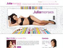 Tablet Screenshot of juliamoraes.com.br